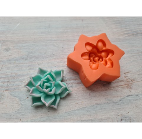 Silicone mold, Succulent, style 11, ~ Ø 3.6 cm, H:1.5 cm