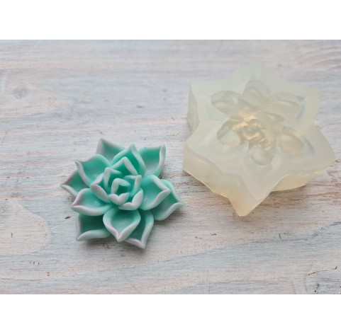 Silicone mold, Succulent, style 11, ~ Ø 3.6 cm, H:1.5 cm