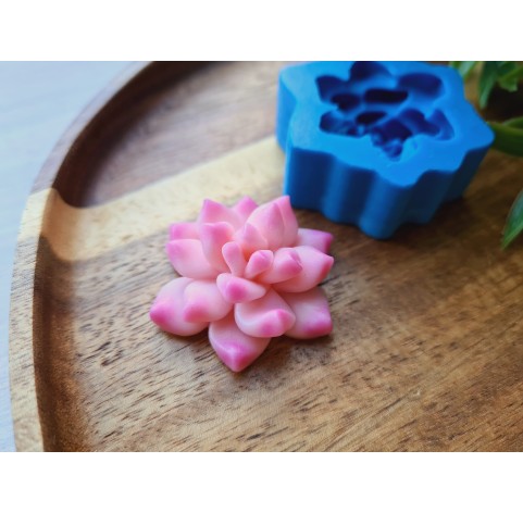 Silicone mold, Succulent, style 12, ~ Ø 3.2 cm, H:1.3 cm