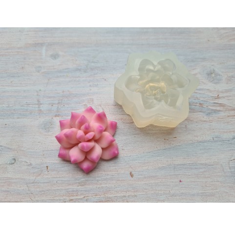 Silicone mold, Succulent, style 12, ~ Ø 3.2 cm, H:1.3 cm