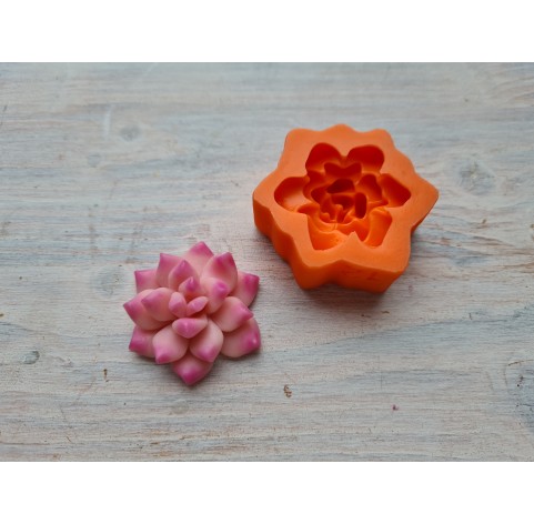 Silicone mold, Succulent, style 12, ~ Ø 3.2 cm, H:1.3 cm