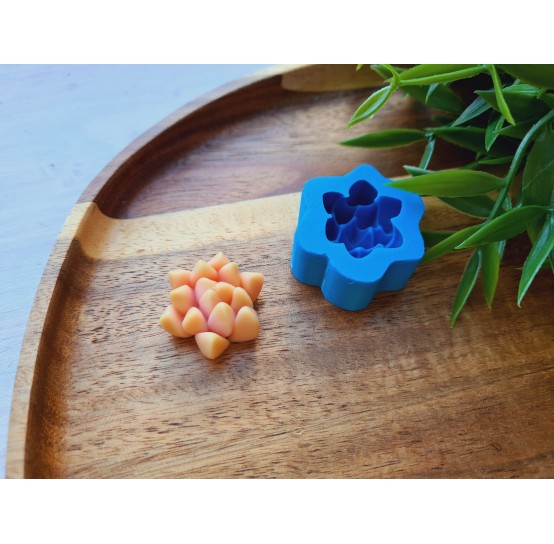 Silicone mold, Succulent, style 14, ~ Ø 2.3 cm, H:1.2 cm