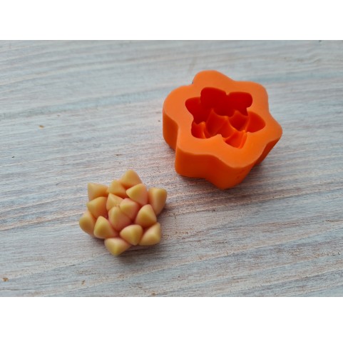 Silicone mold, Succulent, style 14, ~ Ø 2.3 cm, H:1.2 cm