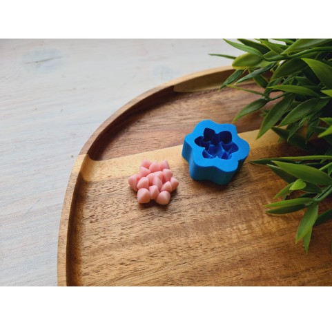 Silicone mold, Succulent, style 14, ~ Ø 2.3 cm, H:1.2 cm