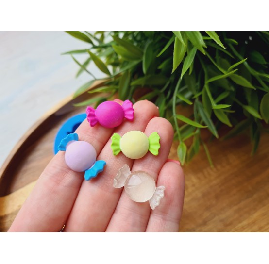 Silicone mold, Candy, style 1, 3 elements, ~ 1.3*2 cm, H:0.6 cm