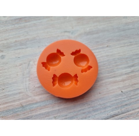 Silicone mold, Candy, style 1, 3 elements, ~ 1.3*2 cm, H:0.6 cm