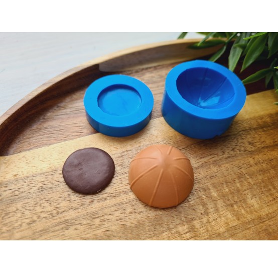 Silicone mold, Caramel candy, 2 parts mold, ~ Ø 2.2-2.9 cm, H:0.2-1.4 cm