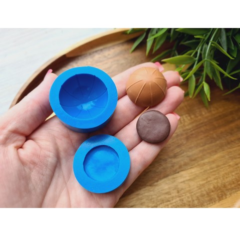 Silicone mold, Caramel candy, 2 parts mold, ~ Ø 2.2-2.9 cm, H:0.2-1.4 cm
