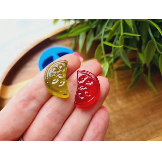 Silicone mold, Candy, style 7, watermelon, ~ 1,4*2,2 cm, H:0.9 cm