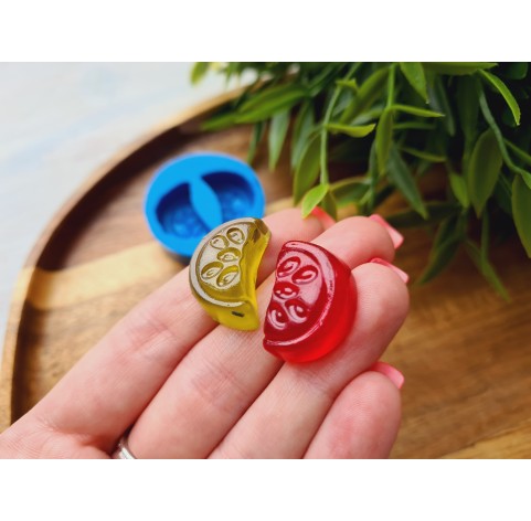 Silicone mold, Candy, style 7, watermelon, ~ 1,4*2,2 cm, H:0.9 cm