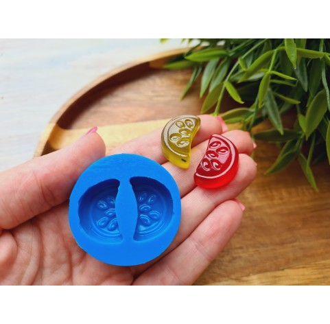 Silicone mold, Candy, style 7, watermelon, ~ 1,4*2,2 cm, H:0.9 cm
