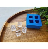 Silicone mold, Ice cubes, style 1, 4 elements, ~ 1.1 cm