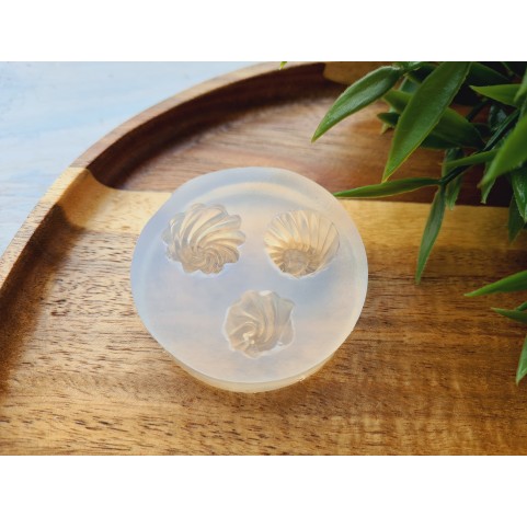 Silicone mold, Set of sweets, style 14, 3 elements, ~ Ø 1.5-1.7 cm, H:1.1 cm