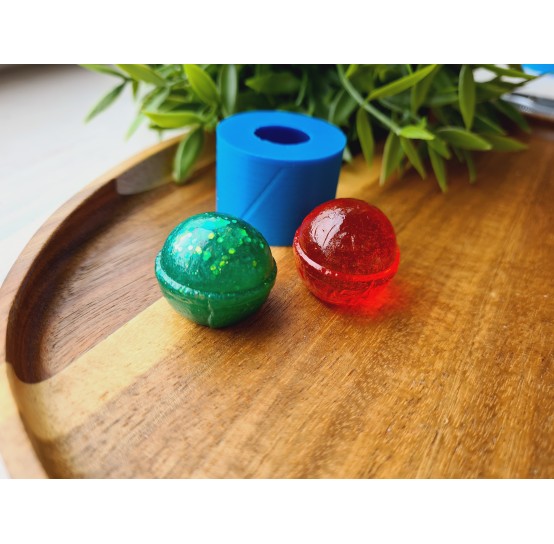 Silicone mold, Lollipop, style 3, ~ 2.5 cm, H:2.2 cm