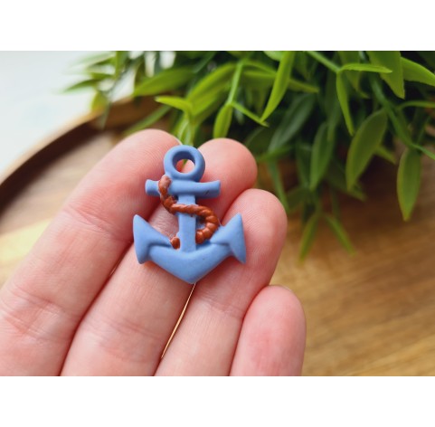 Silicone mold, Anchor, style 1, ~ 2*2.6 cm, H:0.4 cm