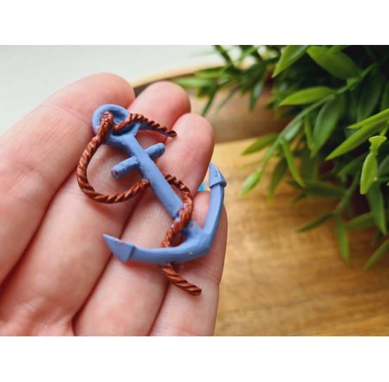 Silicone mold, Anchor, style 2, ~ 3.3*4.8 cm, H:0.5 cm