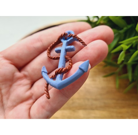 Silicone mold, Anchor, style 2, ~ 3.3*4.8 cm, H:0.5 cm