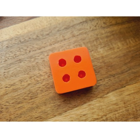 Silicone mold, Sea urchin, style 1, 4 elements, ~ Ø 1 cm, H:0.7 cm