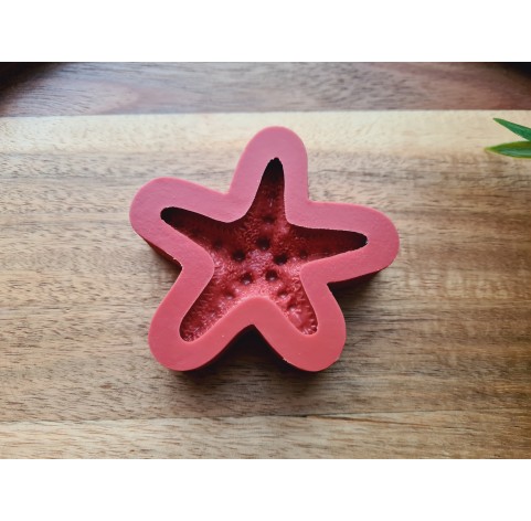 Silicone mold, Starfish, style 2, ~ Ø 5.8 cm, H:1.3 cm