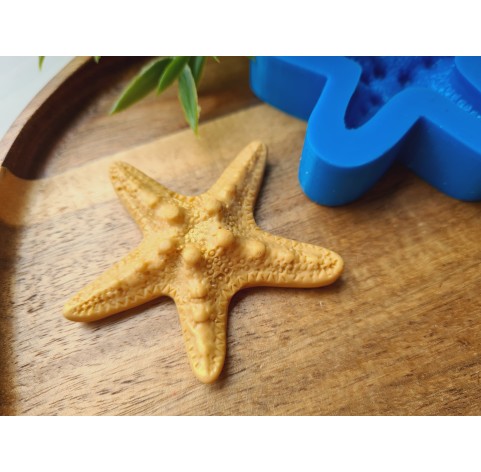 Silicone mold, Starfish, style 2, ~ Ø 5.8 cm, H:1.3 cm