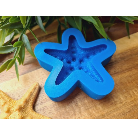Silicone mold, Starfish, style 2, ~ Ø 5.8 cm, H:1.3 cm