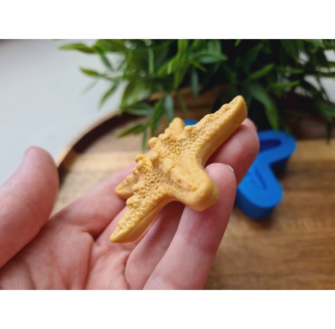 Silicone mold, Starfish, style 2, ~ Ø 5.8 cm, H:1.3 cm