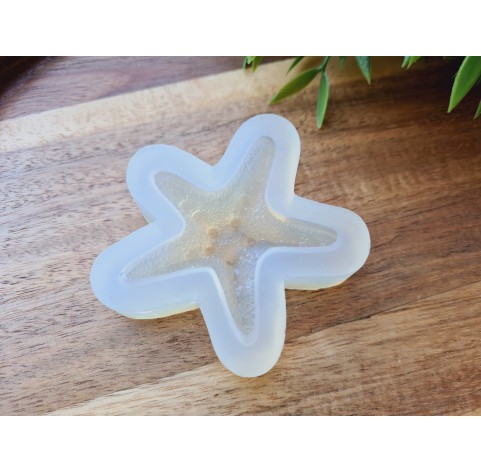 Silicone mold, Starfish, style 2, ~ Ø 5.8 cm, H:1.3 cm