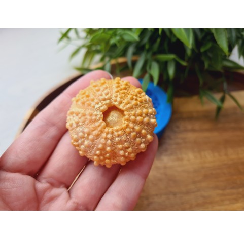 Silicone mold, Sea urchin, style 3, ~ Ø 4.3 cm, H:1.5 cm