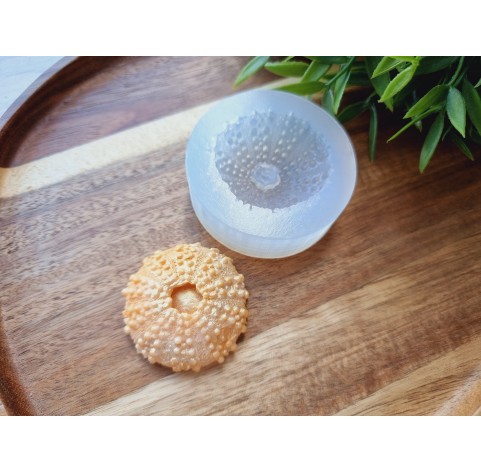 Silicone mold, Sea urchin, style 3, ~ Ø 4.3 cm, H:1.5 cm