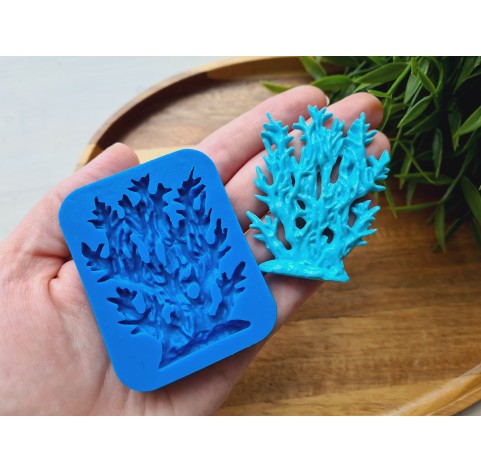 Silicone mold, Coral reef, ~ 4.4*5.8 cm, H:0.6 cm