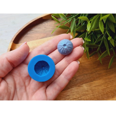 Silicone mold, Sea urchin, style 4, ~ Ø 1.9 cm, H:1.1 cm
