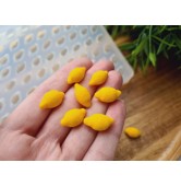 Silicone mold, Mini lemon, style 1, 70 elements, ~ 0.8-0.9*1.6-1.7 cm, H:0.6-0.8 cm