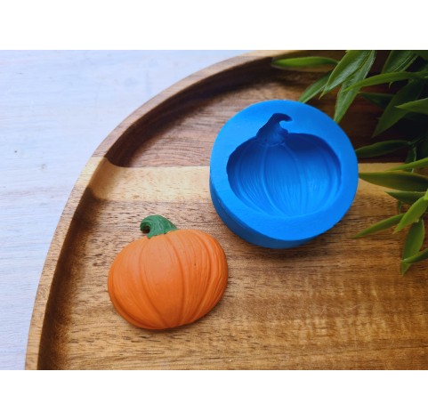 Silicone mold, Pumpkin, style 3, ~ 3.6*3.8 cm, H:1.2 cm