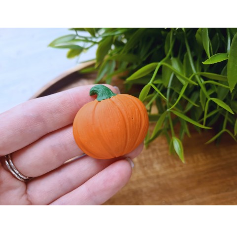 Silicone mold, Pumpkin, style 3, ~ 3.6*3.8 cm, H:1.2 cm