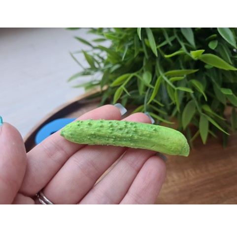 Silicone mold, Cucumber, style 1, ~ 1.3*6.3 cm, H:1.1 cm