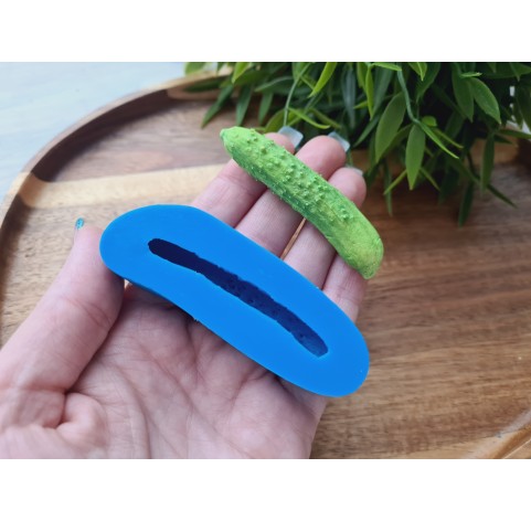 Silicone mold, Cucumber, style 1, ~ 1.3*6.3 cm, H:1.1 cm