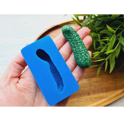 Silicone mold, Cucumber, style 6, ~ 6.4*1.9 cm, H:1.8 cm