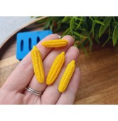 Silicone mold, Corn, 4 elements, ~ 2.6-3.5 cm, H:0.6-0.8 cm