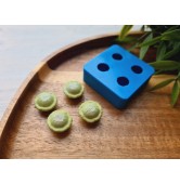 Silicone mold, Patisson, 4 elements, ~ Ø 1.4 cm, H:0.9 cm