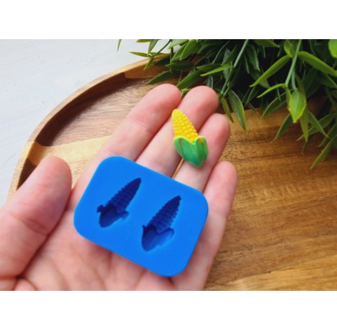 Silicone mold, Corn, style 2, ~ 1.2*2.6 cm, H:1 cm