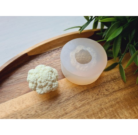 Silicone mold, Cauliflower, 1:6 scale, style 1, ~ Ø 2.8 cm