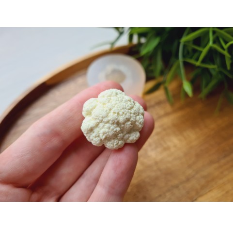 Silicone mold, Cauliflower, 1:6 scale, style 1, ~ Ø 2.8 cm