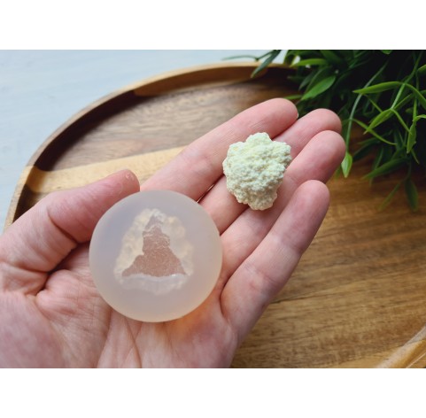 Silicone mold, Cauliflower, 1:6 scale, style 2, ~ Ø 2.5 cm