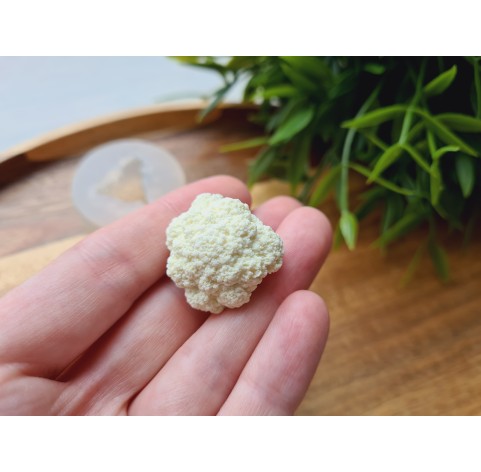 Silicone mold, Cauliflower, 1:6 scale, style 2, ~ Ø 2.5 cm