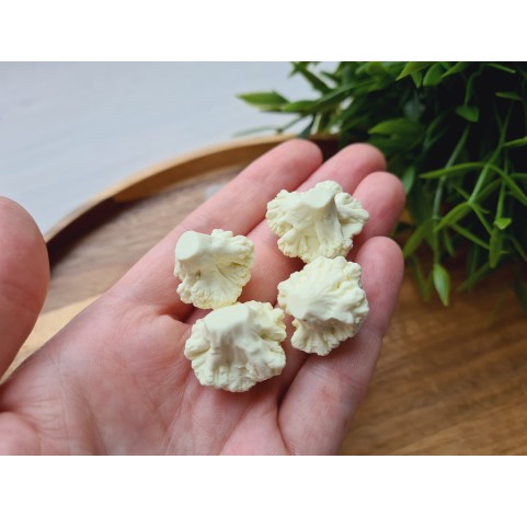 Silicone mold, Cauliflower, 1:6-1:8 scale, style 3, 4 elements, ~ Ø 2-2.4 cm