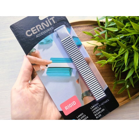 Cernit cutting blades, set of 2 rigid blades