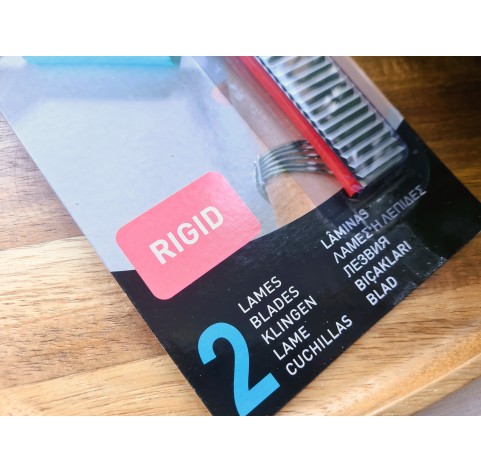 Cernit cutting blades, set of 2 rigid blades