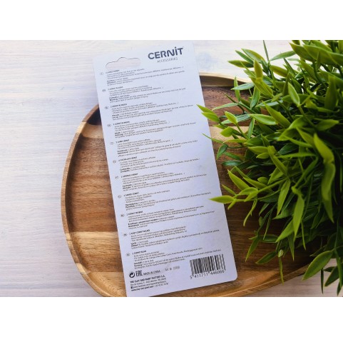 Cernit cutting blades, set of 2 rigid blades