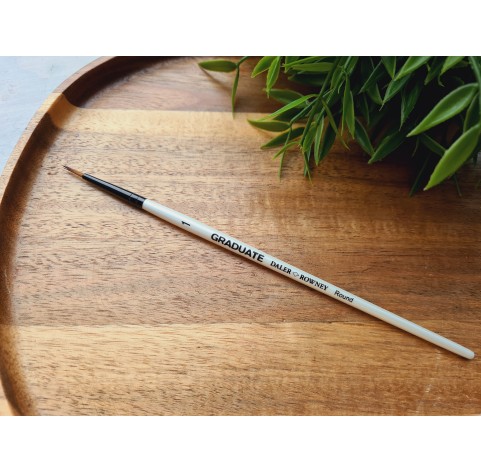 Synthetic brush GRADUATE, Round Nr. 1, round, short handles, size 1.7*10.3 mm