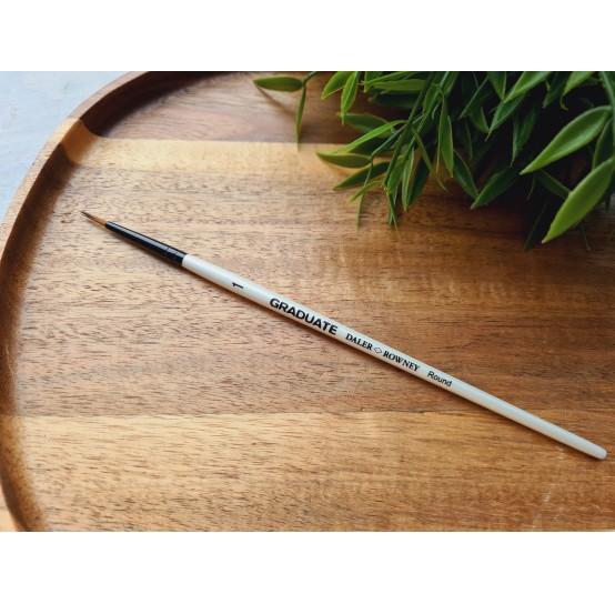 Synthetic brush GRADUATE, Round Nr. 1, round, short handles, size 1.7*10.3 mm